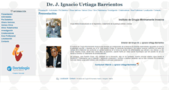 Desktop Screenshot of doctorurtiaga.com